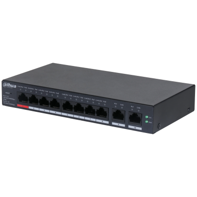 Dahua CS4010-8GT-110-V2 - Switch Cloud managed con 10 porte Gigabit, 8 PoE 110W, PoE watchdog