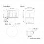 Hikvision DS-2DE5225W-AE3 - SPEED DOME IP 5" 25X WDR 120 dB SMART INCASSO 2MP