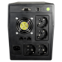 UPS UPS1500VA Gruppo di continuità 1500VA 900W, 2 batterie al piombo-acido sigillate (incluse)