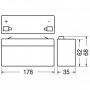 Yamada ELY2-12 - Batteria 12V 2,2Ah