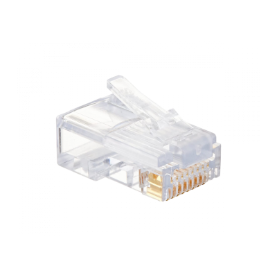 Micro Tek BN6U23025 - 25 connettori passtrought per cavi UTPRJ45 CAT6, PLUG