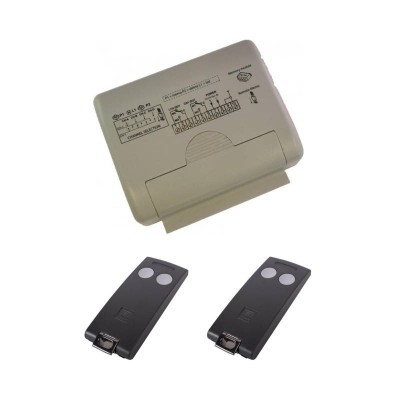 Cardin ELES504 - Kit Ricevitore radio 2 canali + 2 telecomandi 433MHz rolling code