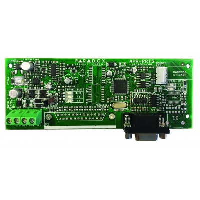 Paradox BUS2SER  - Modulo interfaccia RS232. Consente di interfacciare il bus EVO con sistemi esterni tramite una connessione