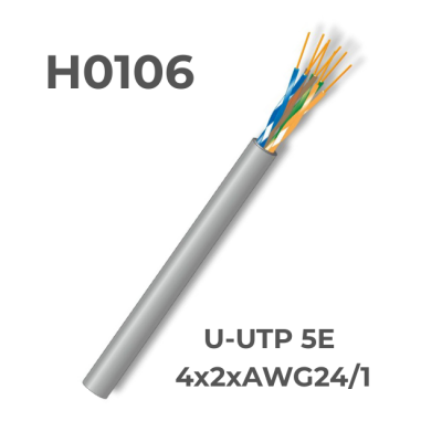 Prospecta H0106 - Cavo U-UTP CAT5E 4x2xAWG24/1 matassa da 100 metri