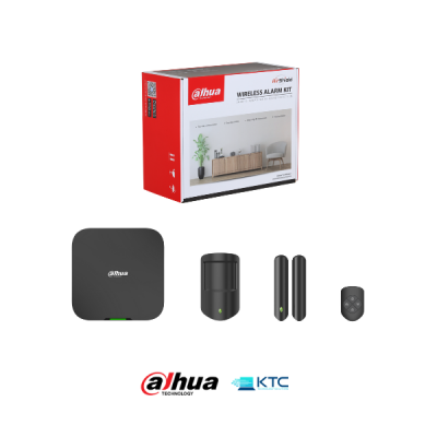 Dahua ART-ARC3000H-03-FW2-868 - Kit antifurto Wireless 4G, centrale + rilevatore + contatto magnetico + telecomando