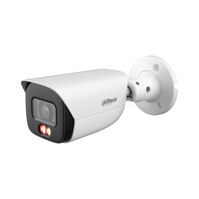 Dahua IPC-HFW3449E-S-IL -  Telecamera bullet IP 4MP 3.6mm AI WizSense, Smart Dual Light IR/LED 50m