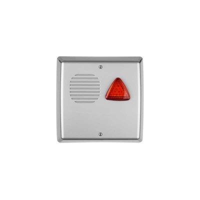 Venitem TRIADE LS acciaio - Sirena autoalimentata con antischiuma, coperchio esterno in ABS