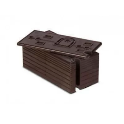 Risco RAX73XSB000A - Spessori marroni per trasmettitore X73, confezione da 10