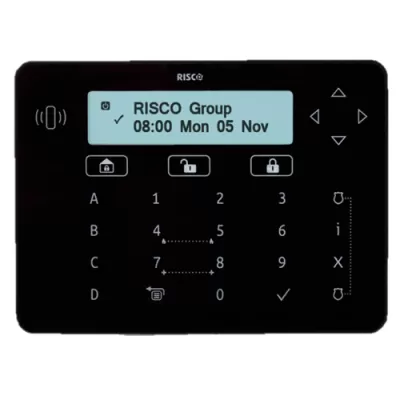 Risco RPKELPB0000B - Tastiera touch Elegant nera per LightSYS+ (e con