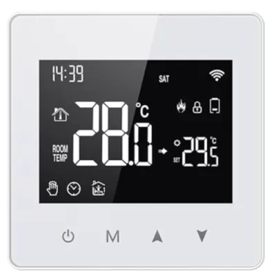Risco RPZWBO868EUA - Termostato con uscita relè C-NC-NO max 3A. Alimentazione