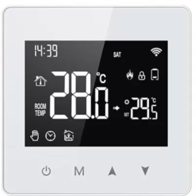 Risco RPZWTH868EUA - Termostato con uscita relè C-NC-NO max 1A. Alimentazione