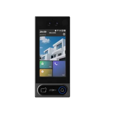 Dahua VTO6631QB-WP - Posto esterno videocitofonico IP/Wi-Fi nero IP65, telecamera 2 MP, display da 5", risoluzione 720x1280