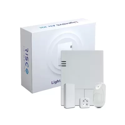 Risco RW432P801EUA - Kit LightSYS Air Centrale 4G + 1 X95P iWave PIR/PET + 1 X78 contatto slim + 1 KF8 telecomando Panda
