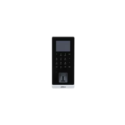 Dahua ASI2212H-W - Lettore standalone Wi-Fi IP65 con display e touch, card 13.56 MHz, impronte, pswd