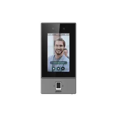 Dahua ASI6214S-PW - Terminale standalone IP65 FACT Wi-Fi con display touch, card 13.56 MHz, face rec., QR code, impronte, pswd, 