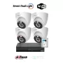 Dahua Kit videosorveglianza WIFI - 4 Telecamere Eyeball 3MP 2.8mm WIFI + NVR IP WIFI 8 canali e hard disk 1TB