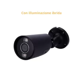 Ajax BulletCam HL 5MP nera, telecamera IP Ottica 2.8mm, illuminazione ibrida AI - AJ-BULLETCAM-5-HL-B 126252