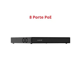 Ajax NVR H2D8PAC (8-ch) - NVR 8 canali con 8 porte PoE HDMI 12Mp 2HDD 160Mbps 140912 AJ-NVR208-HAC-8P-B