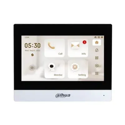 Dahua VTH8621KMS-WP - Monitor interno videocitofonico 7" IP WIFI, 1024x600 Linux 12v/PoE