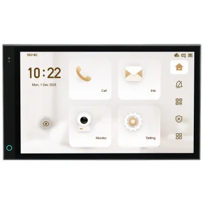 Dahua VTH5721A-WP - Monitor interno IP/Wi-Fi 7" nero