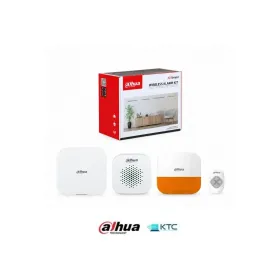 Dahua ART-ARC3800H-03-FW2-868-IT-O - Kit antifurto wireless 4G: Hub 2, sirena interna, sirena esterna, telecomando