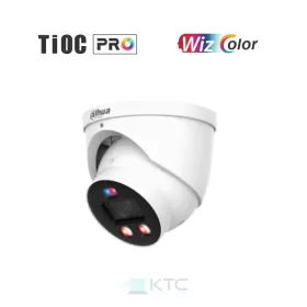 Dahua IPC-HDW3449H-AS-PV-PRO - Telecamera eyeball IP AI 4MP 2.8mm WizSense TiOC WizColor