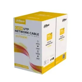 Dahua PFM920-6UN - Cavo Rete Ethernet UTP CAT6 Esterno matassa da 305m Rame Puro 24AWG Nero PoE