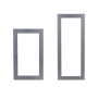 Dahua VTM125 - Cornice a 2 moduli per VTO4202F