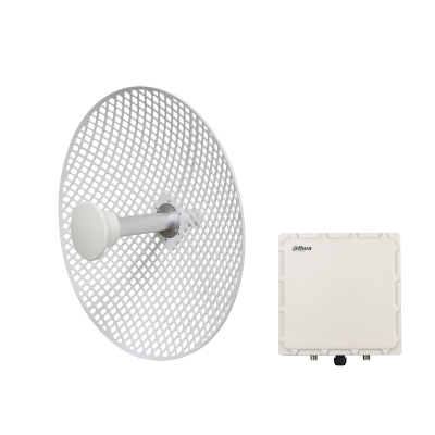 Dahua PFWB5-90N - Ponte radio Wi-Fi 5G da esterno IP66, portata ottimale 3  km, frequenza operativa 5150~5850 GHz, antenna 18 dB