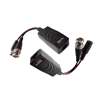 Kit Da 2 Balun Video Passivi Denash – Adattatori HD-CVI/AHD/HDVI Con Protezione Contro I Fulmini E Anti-interferenza, Design Compatto Per Sistemi Di Sorveglianza