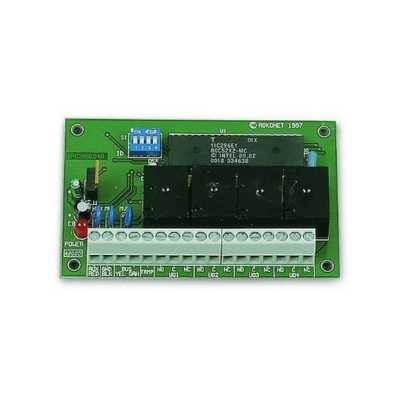 Risco RP296E04000A - Modulo Espansione Uscite a 4 Relè (12V, 3A) programmabili. Collegamento su BUS