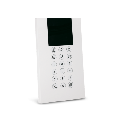Risco RP432KPP200D - Tastiera Panda bianca con lettore di prossimità integrato, Tag non inclusi