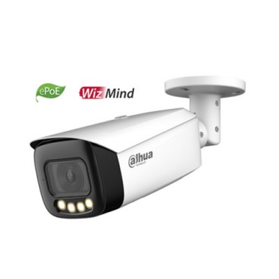 Dahua IPC-HFW5449T1-ASE-D2 - Bullet IP 4MP 3.6mm Full-Color WizMind, microfono integrato