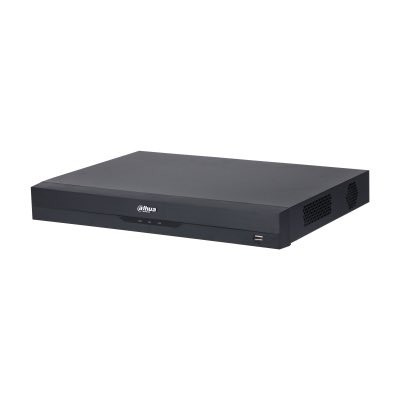 Dahua NVR5216-16P-EI2 - NVR IP AI WizSense 16 canali fino a 32 MP (encoding), 8 canali a 8 MP (decoding), max. banda 448 Mbps