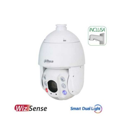 Dahua SD6C3425XB-HNR-A-PV1 - Telecamera IP PTZ 4MP Zoom 25x Starlight IR 150m WizSense Auto Tracking Deterrenza Attiva