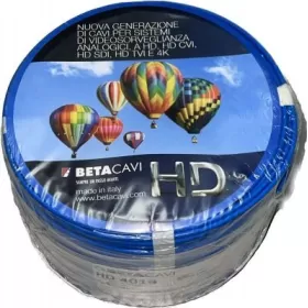 Beta Cavi HD4019 - Cavo video microcoassiale 75 ohm LSZH, 3,30mm, matassa da 200 metri - HD 4019