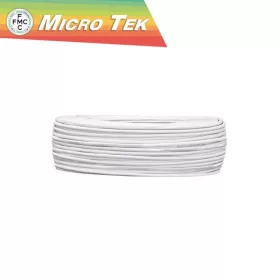 Micro Tek AX20202200 - Cavo per allarme 2x0.22 diametro esterno 3.10mm bianco da 100m